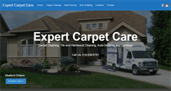 Desktop Screenshot of expertcarpet-care.com